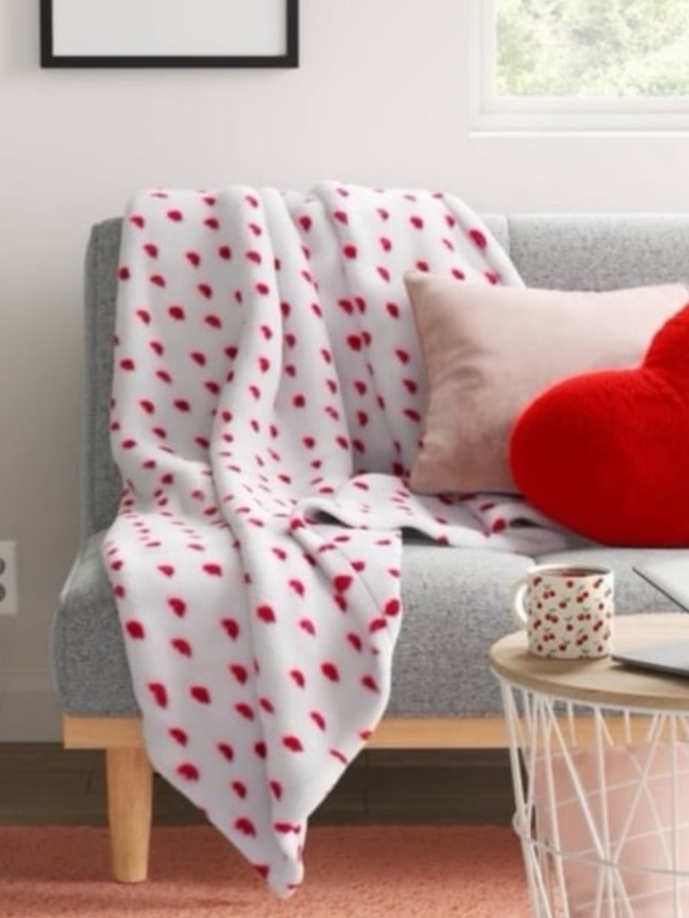 2024 Target Lips Plush Throw Blanket